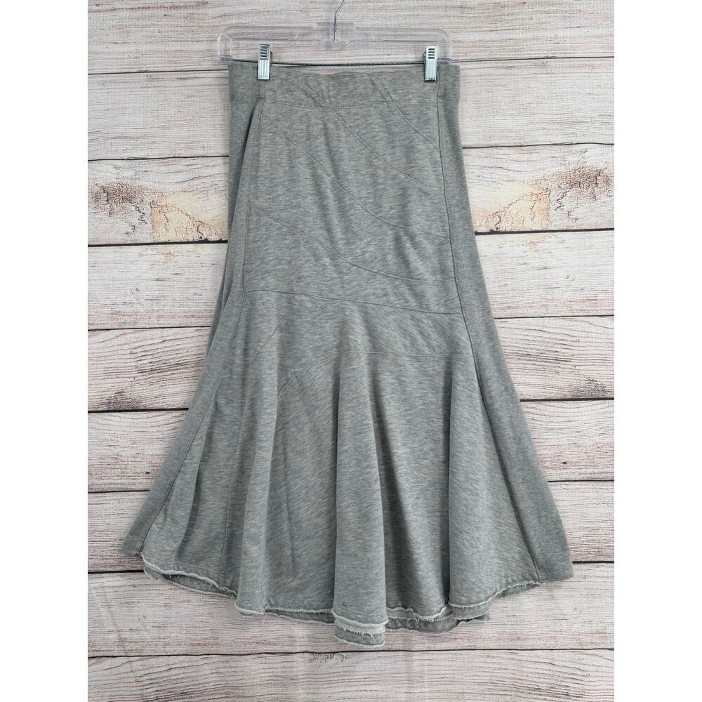 Daily Practice Anthropologie Sweat Skirt Maxi Skirt Womens Small Heathered Gray